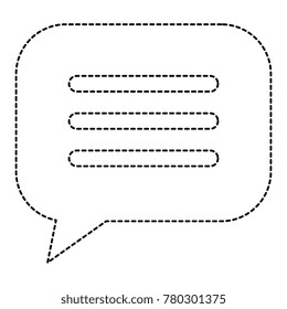 speech bubble isolated icon
