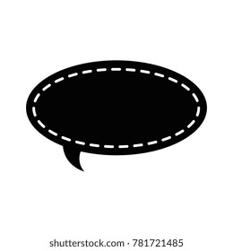 speech bubble isolated icon