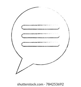 speech bubble isolated icon