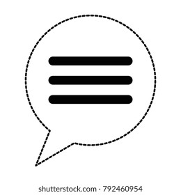 speech bubble isolated icon