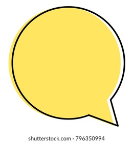 speech bubble isolated icon