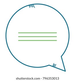 speech bubble isolated icon