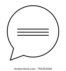 speech bubble isolated icon