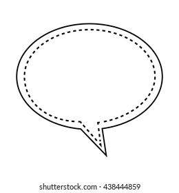 speech bubble  isolated icon design 