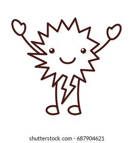 speech bubble kawaii character