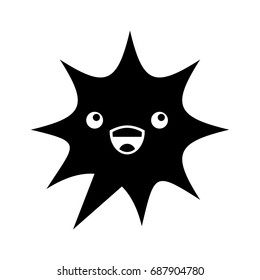 speech bubble kawaii character