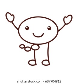 speech bubble kawaii character