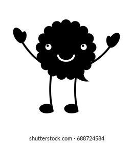 speech bubble kawaii character