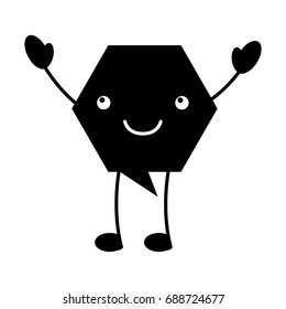 speech bubble kawaii character