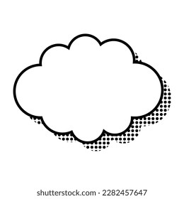 Línea de burbuja de discursos. ilustración vectorial.