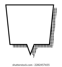 Línea de burbuja de discursos. ilustración vectorial.
