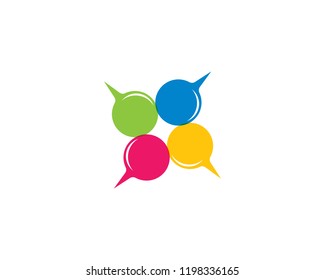 Speech bubble logo