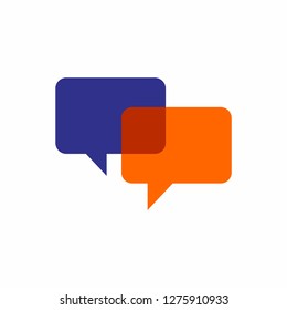 Speech Bubble logo design template vector illustration  
