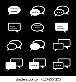 speech bubble logo design , vector