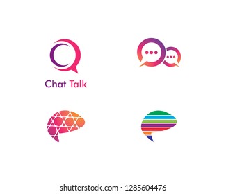 Speech Bubble Logo Template