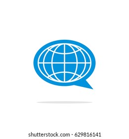 Speech Bubble Logo Template Illustration Design. Vector EPS 10.