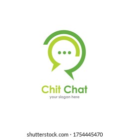 Speech bubble Logo template vector illustration