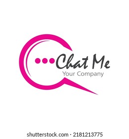 Speech bubble Logo template vector illustration