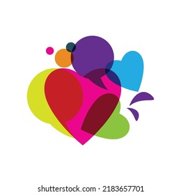 Speech bubble Logo template vector illustration