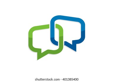 Speech Bubble Logo Vector