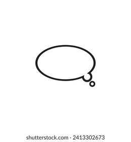Speech bubble  logo vector template