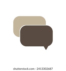 Speech bubble  logo vector template