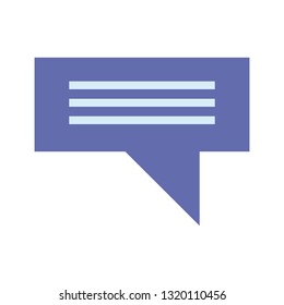 speech bubble message