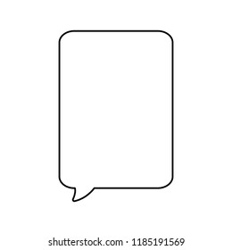 speech bubble message chat communication