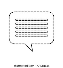 speech bubble message chat dialog media