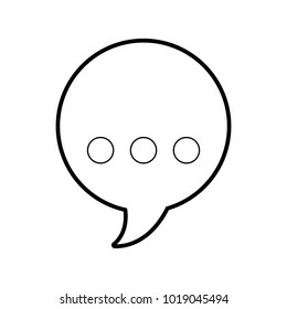 speech bubble message icon