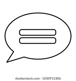 speech bubble message icon