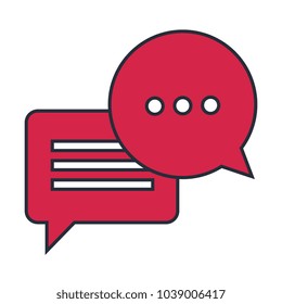 speech bubble message icon