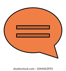 speech bubble message icon