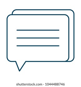 speech bubble message icon