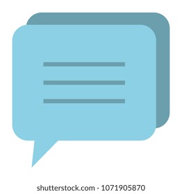 speech bubble message icon
