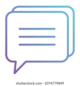 speech bubble message icon