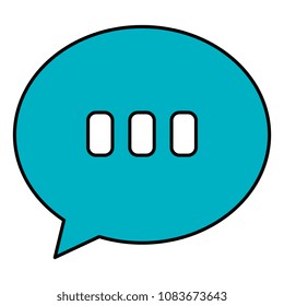 speech bubble message icon
