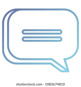 speech bubble message icon