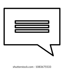 speech bubble message icon