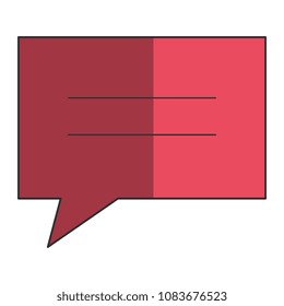 speech bubble message icon