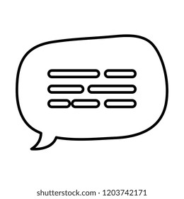 speech bubble message icon