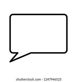 speech bubble message icon