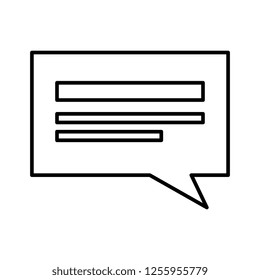 speech bubble message icon
