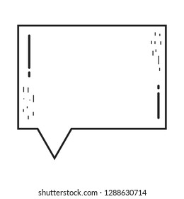 speech bubble message icon