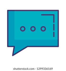 speech bubble message icon