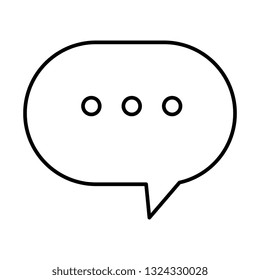 speech bubble message icon