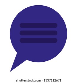 speech bubble message icon