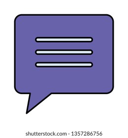 speech bubble message icon