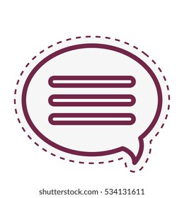 speech bubble message icon