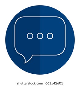 speech bubble message icon